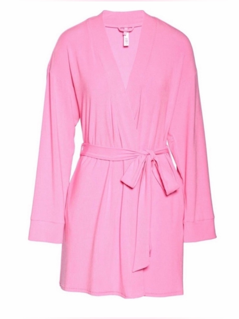 Skims Soft Lounge Short Robe in "BubbleGum"